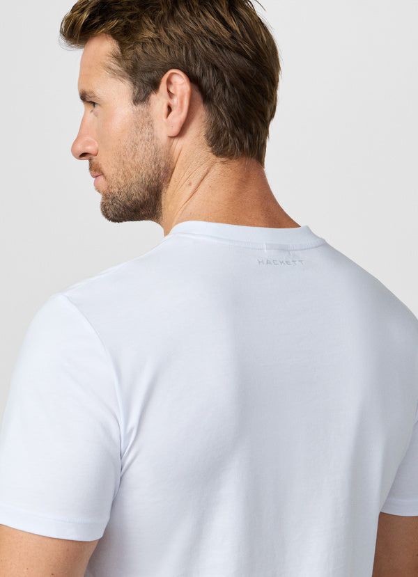 Classic Fit Branded Block Graphic T-Shirt
