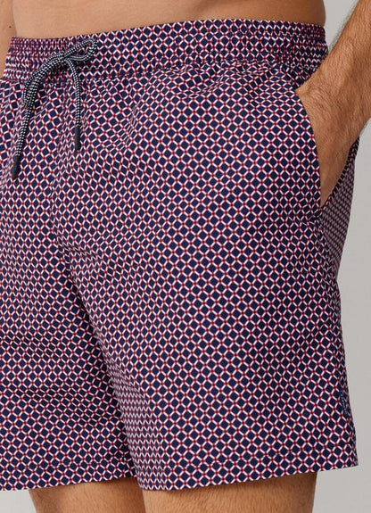 Mini Geo Print Swim Trunk