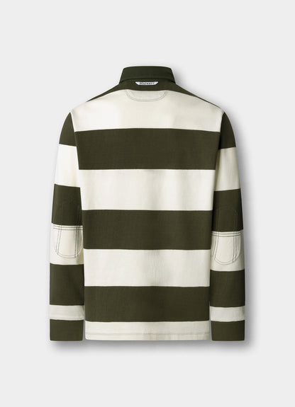 Classic Fit Long Sleeve Stripe Rugby