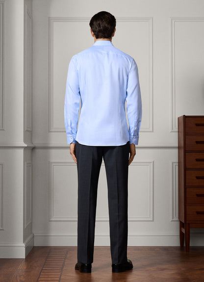 Tailored Fit Formal Plain Twill Shirt
