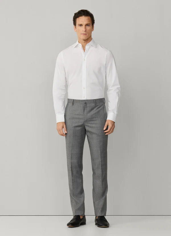 Classic Fit Engineered Stripe Poplin Shirt