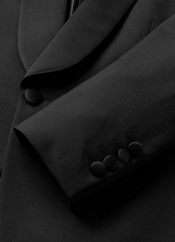 Wool-Mohair Shawl Collar Diner Jacket
