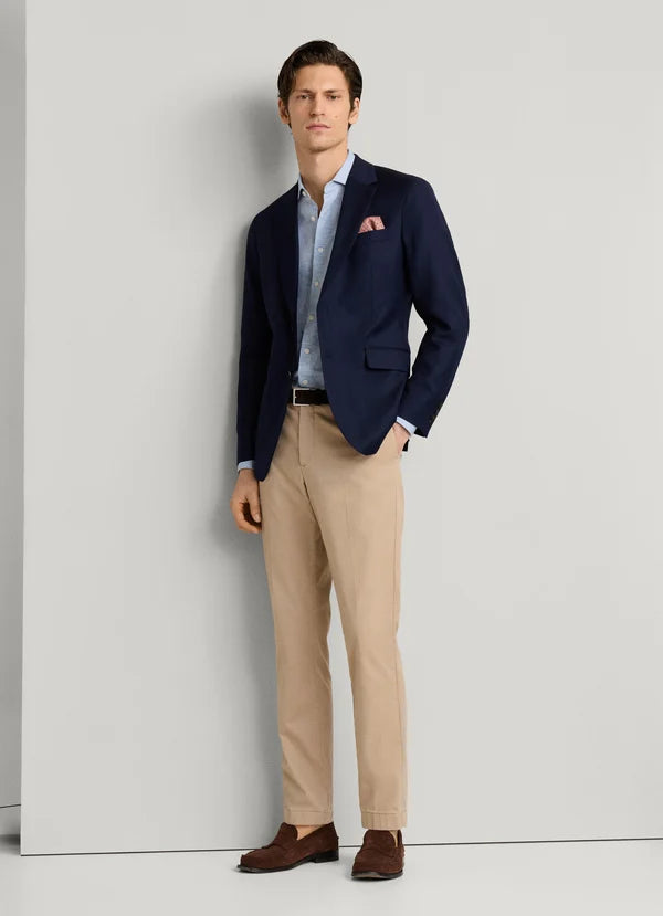 Slim Fit Kensington Stretch Cotton Chino