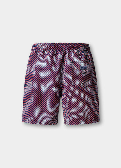 Mini Geo Print Swim Trunk