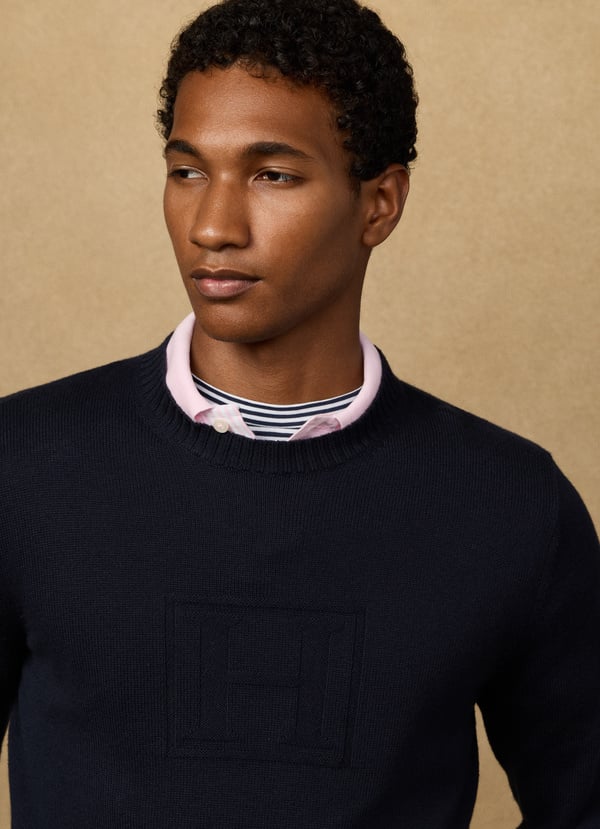 Regular Fit Cashmere Blend Crew-Neck Jumper