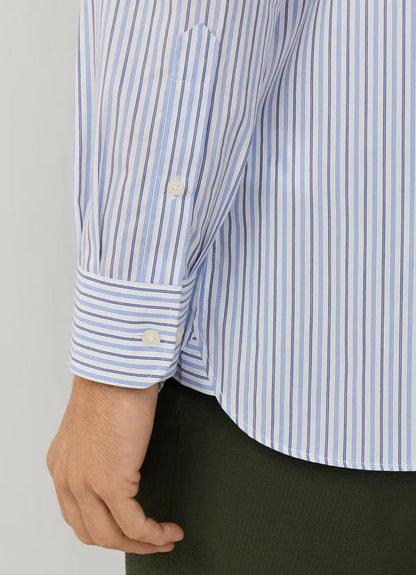 Classic Fit Regimental Stripe Shirt