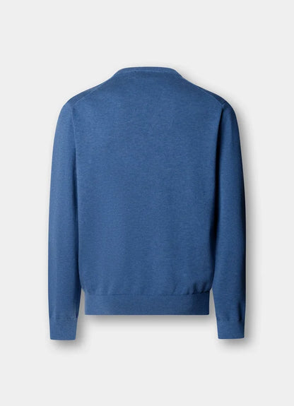 Cotton V-Neck Jumper