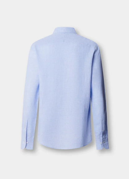 Tailored Fit Price Of Wales Linen Shirt
