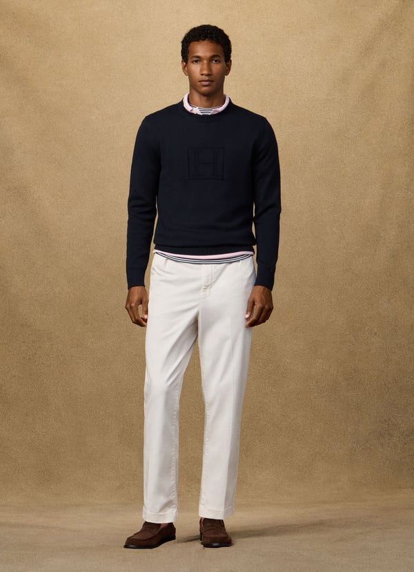 Regular Fit Cashmere Blend Crew-Neck Jumper