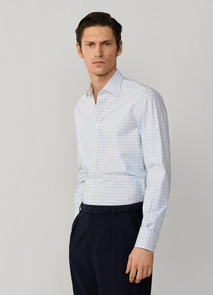 Classic Fit Tattersall Poplin Shirt