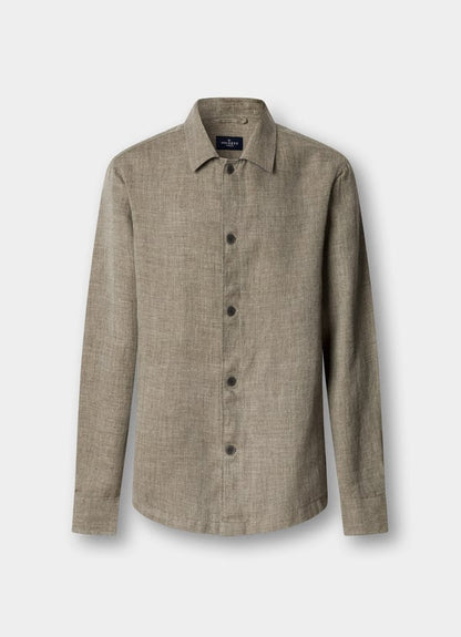 Linen Blouson Overshirt
