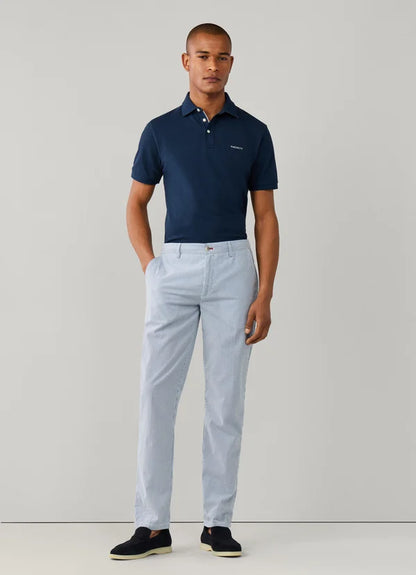 Relaxed Fit Regent Fine Stripe Trouser
