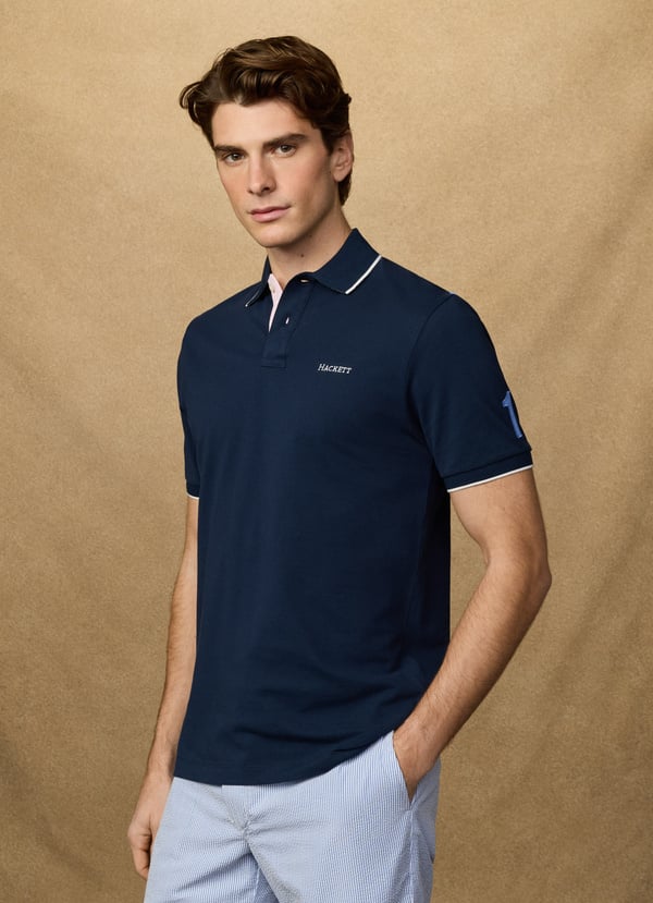 Classic Fit Short Sleeve Back Sash Polo