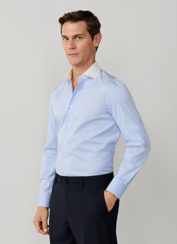Tailored Fit Fine Stripe Shirt