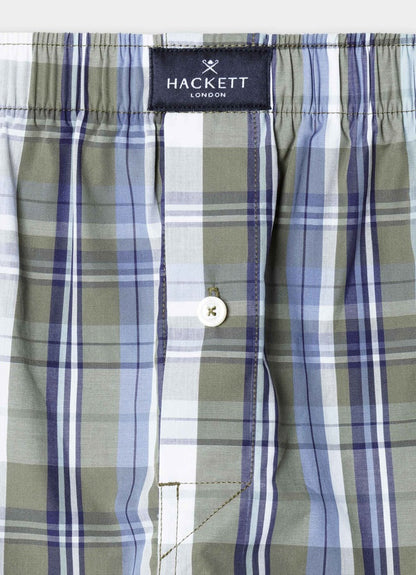 Two Pack Check Boxer