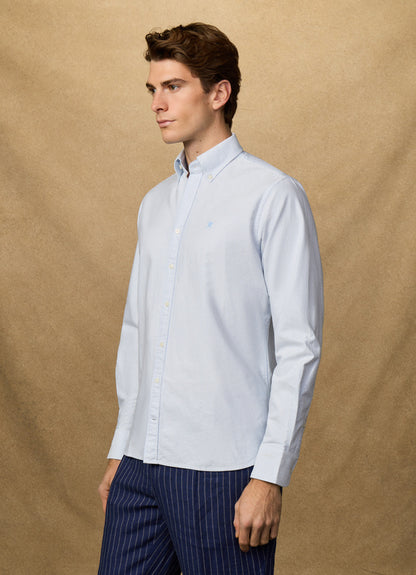 Classic Fit Oxford Ticking Stripe Shirt